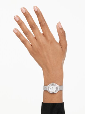 Swarovski Αναλογικό ρολόι σε ασημί