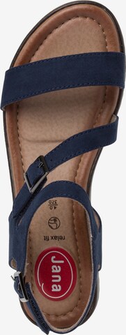 JANA Sandalen met riem in Blauw