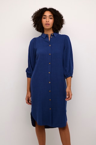 Robe-chemise 'Liny' Kaffe en bleu : devant