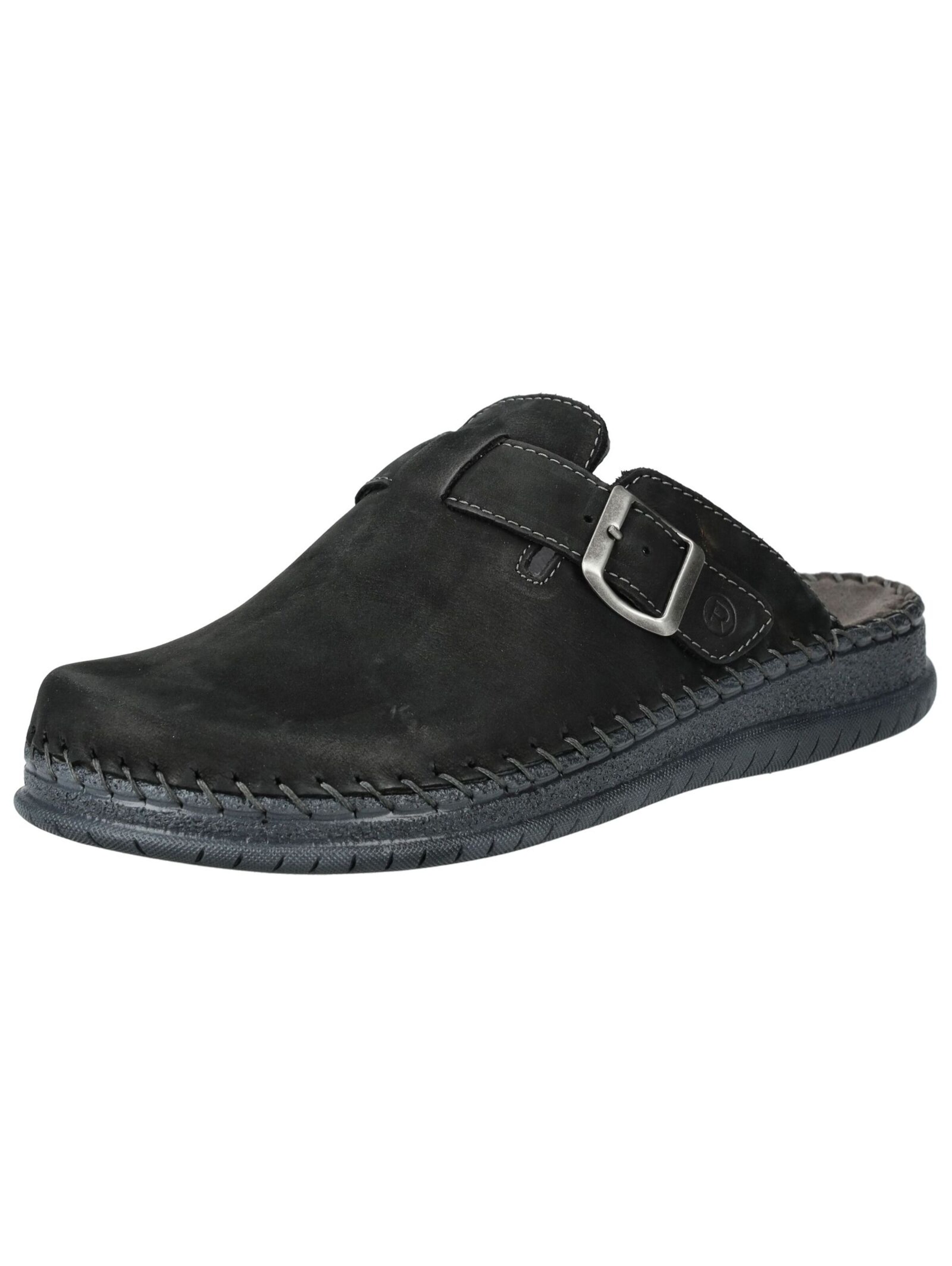 Mule ROHDE en noir : devant