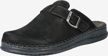 Mule ROHDE en noir : devant