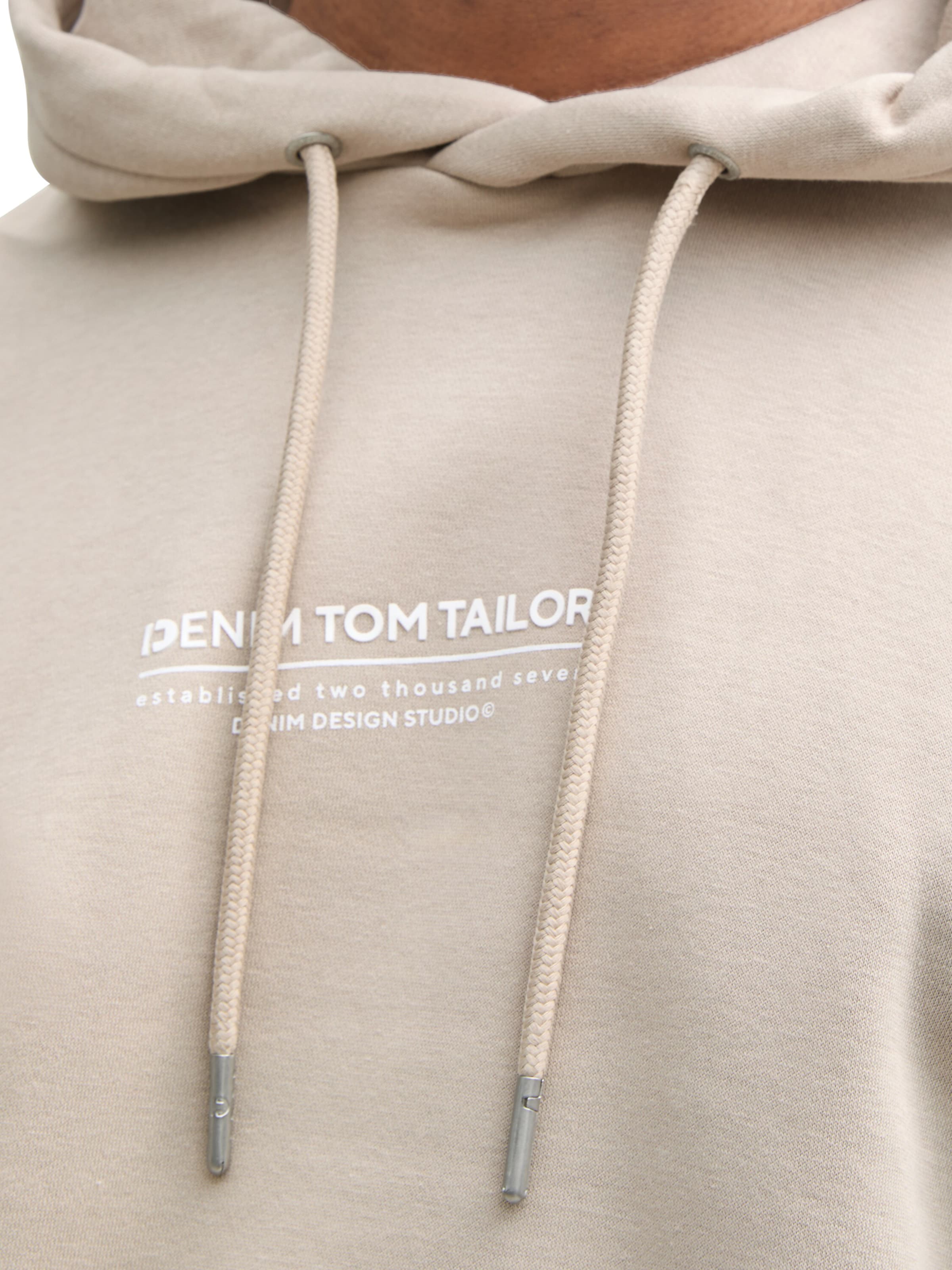 Bluză de molton de la TOM TAILOR DENIM pe gri
