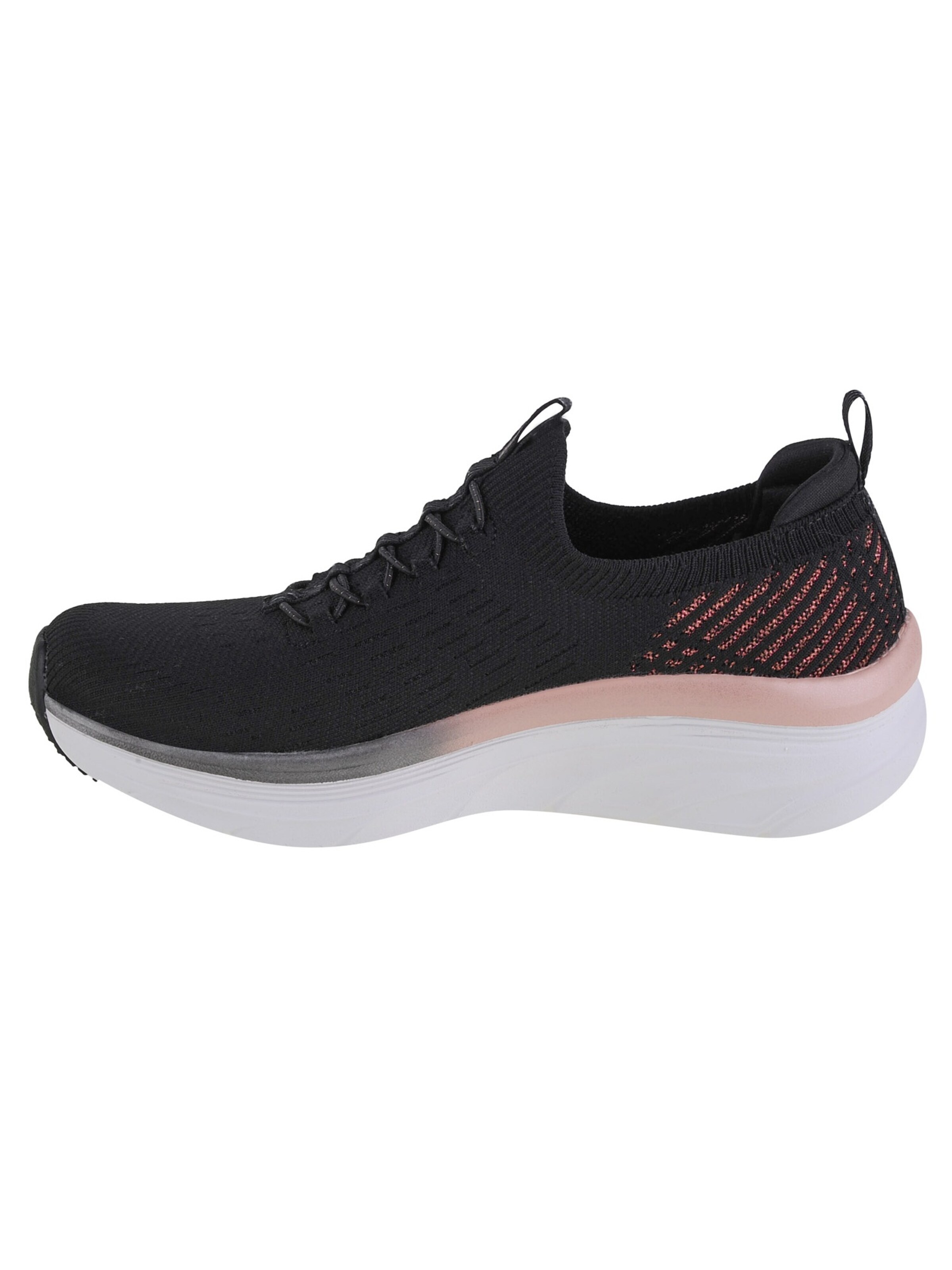 SKECHERS Sneaker low 'Skechers D'Lux Walker Let It Glow'‌‌‌‌‌‌ in Schwarz: Vorderseite