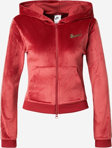 sarkans Nike Sportswear Sportiska jaka: no priekšpuses