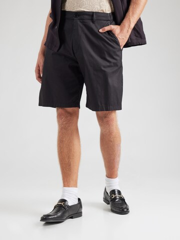 DRYKORN Loose fit Chino Pants 'YASAN' in Black: front
