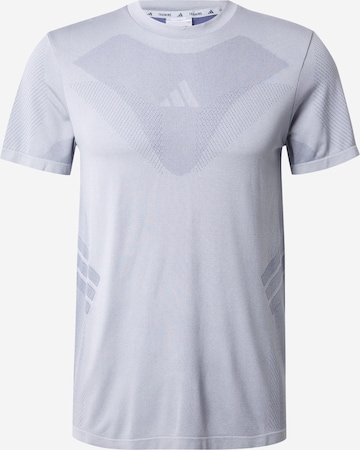 T-Shirt fonctionnel 'GYM+' ADIDAS PERFORMANCE en gris : devant