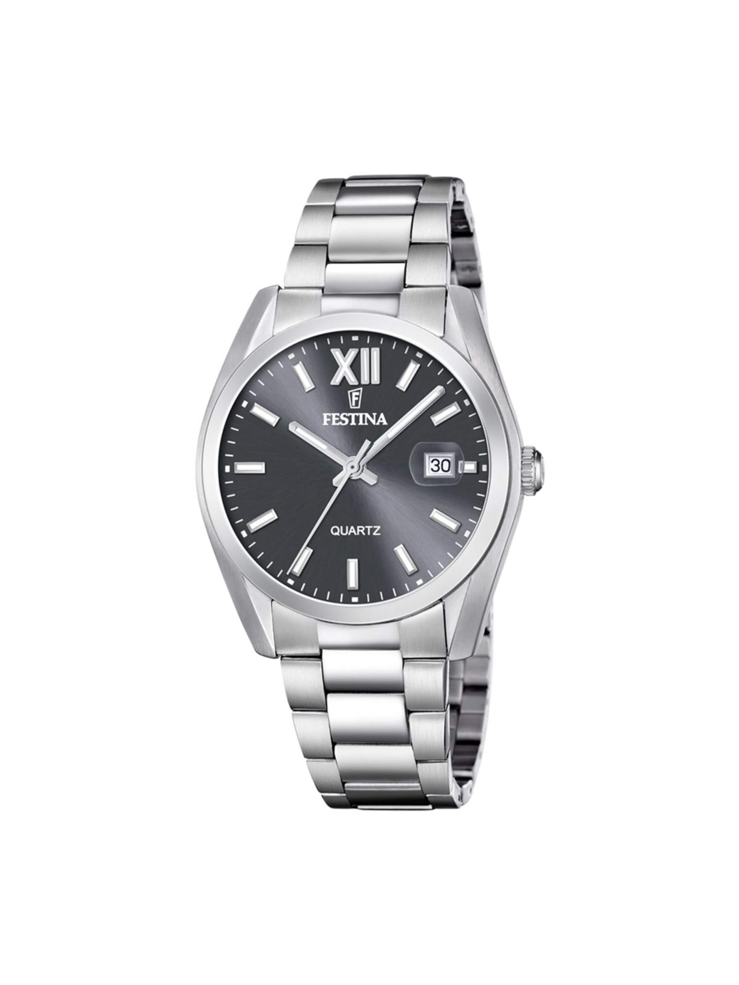 Montre à affichage analogique 'Festina - Watch Acero Clasico - Quartz watch movement - Watch case width: 40 mm' FESTINA en gris : devant