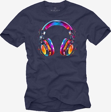 MAKAYA Shirt in Blue: front