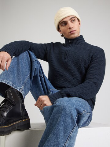 Pull-over G-STAR en bleu : devant