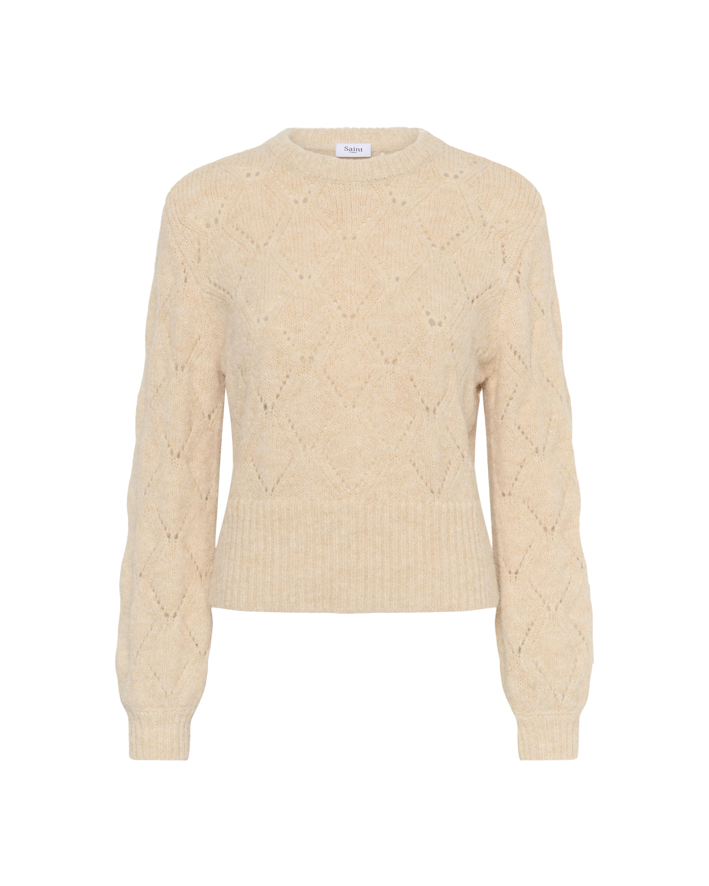SAINT TROPEZ Pullover 'Tabbatha' i beige: forside