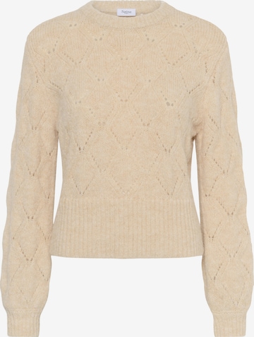 SAINT TROPEZ Pullover 'Tabbatha' i beige: forside