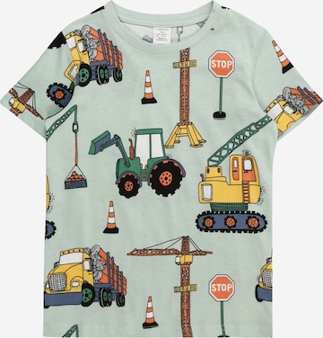 Lindex Shirt 'Working Vehicles' in Blue: front