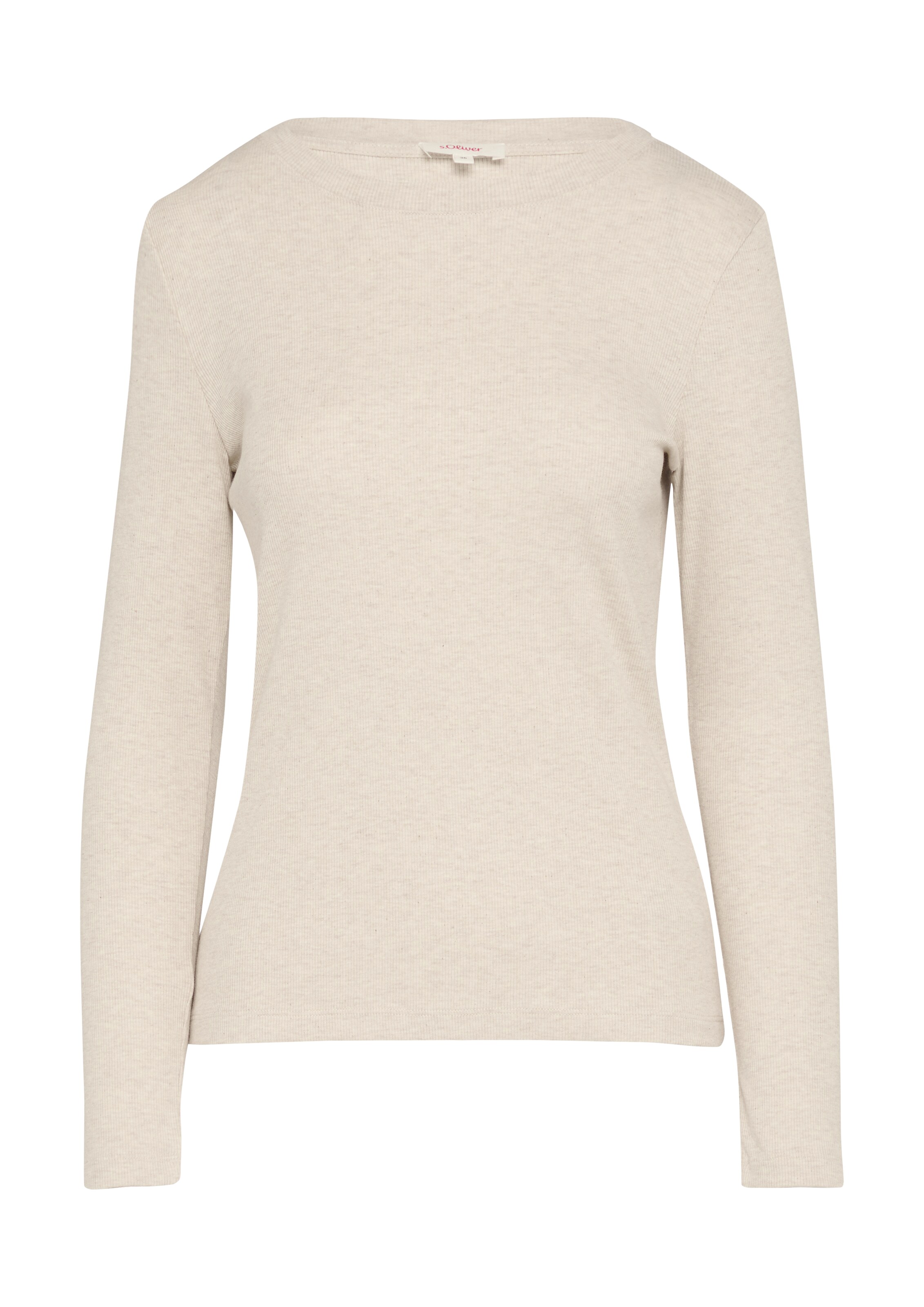 T-shirt s.Oliver en beige : devant