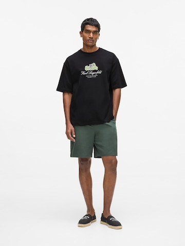 Karl Lagerfeld Tričko 'Villa la Vigie' – černá