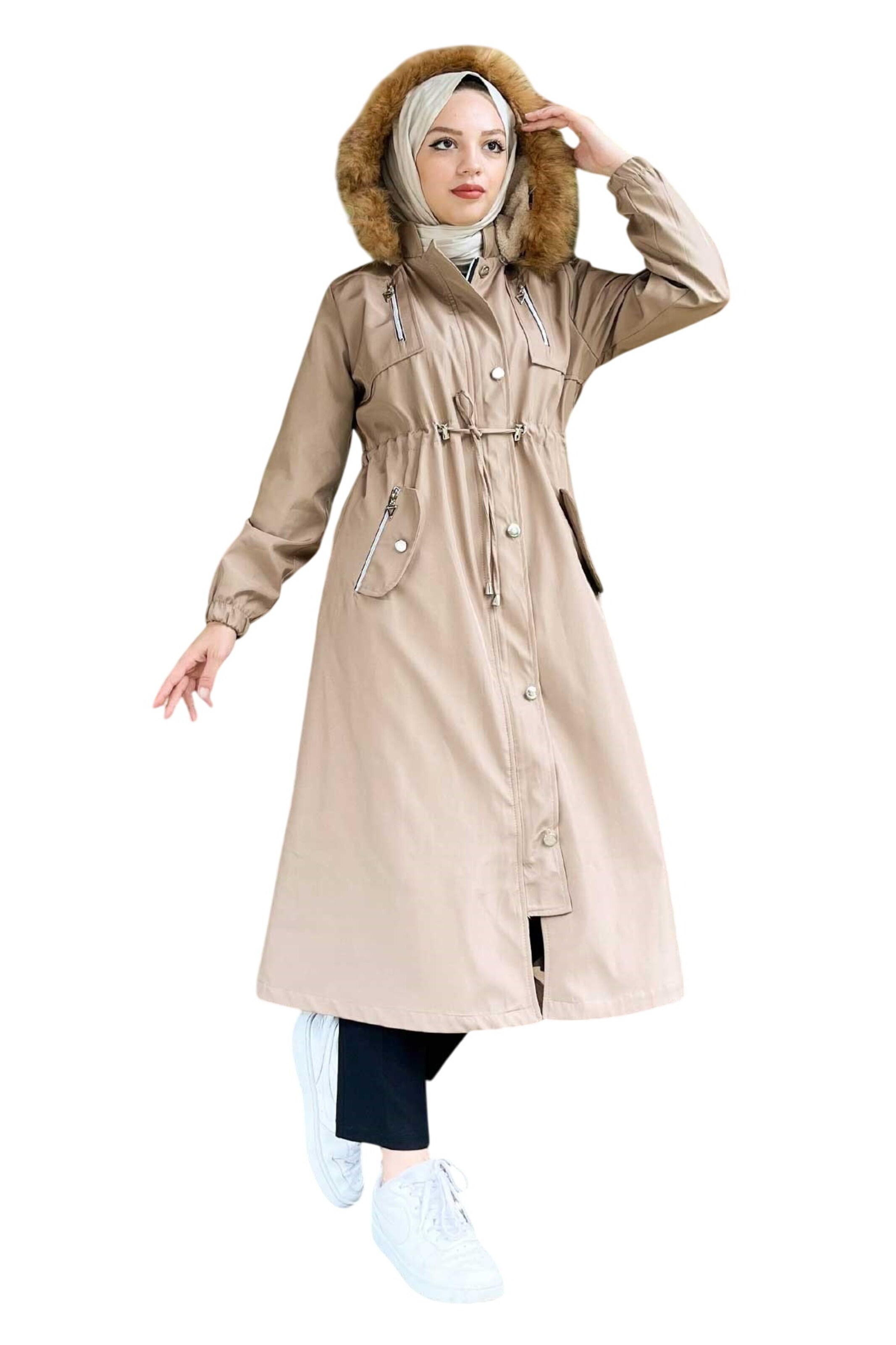 MODAMIHRAM Parka in Beige