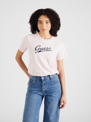 GUESS JEANS Shirt in Roze: voorkant