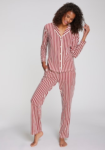 LASCANA Pyjama in Rot: Vorderseite