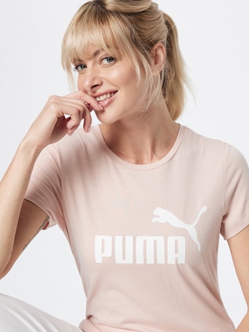 PUMA Функциональная футболка 'Essential' в Ярко-розовый