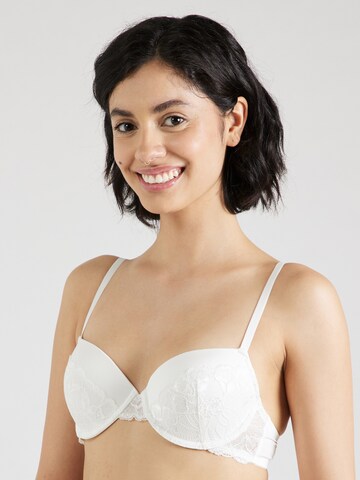 T-shirt Reggiseno di Dorina in bianco: frontale