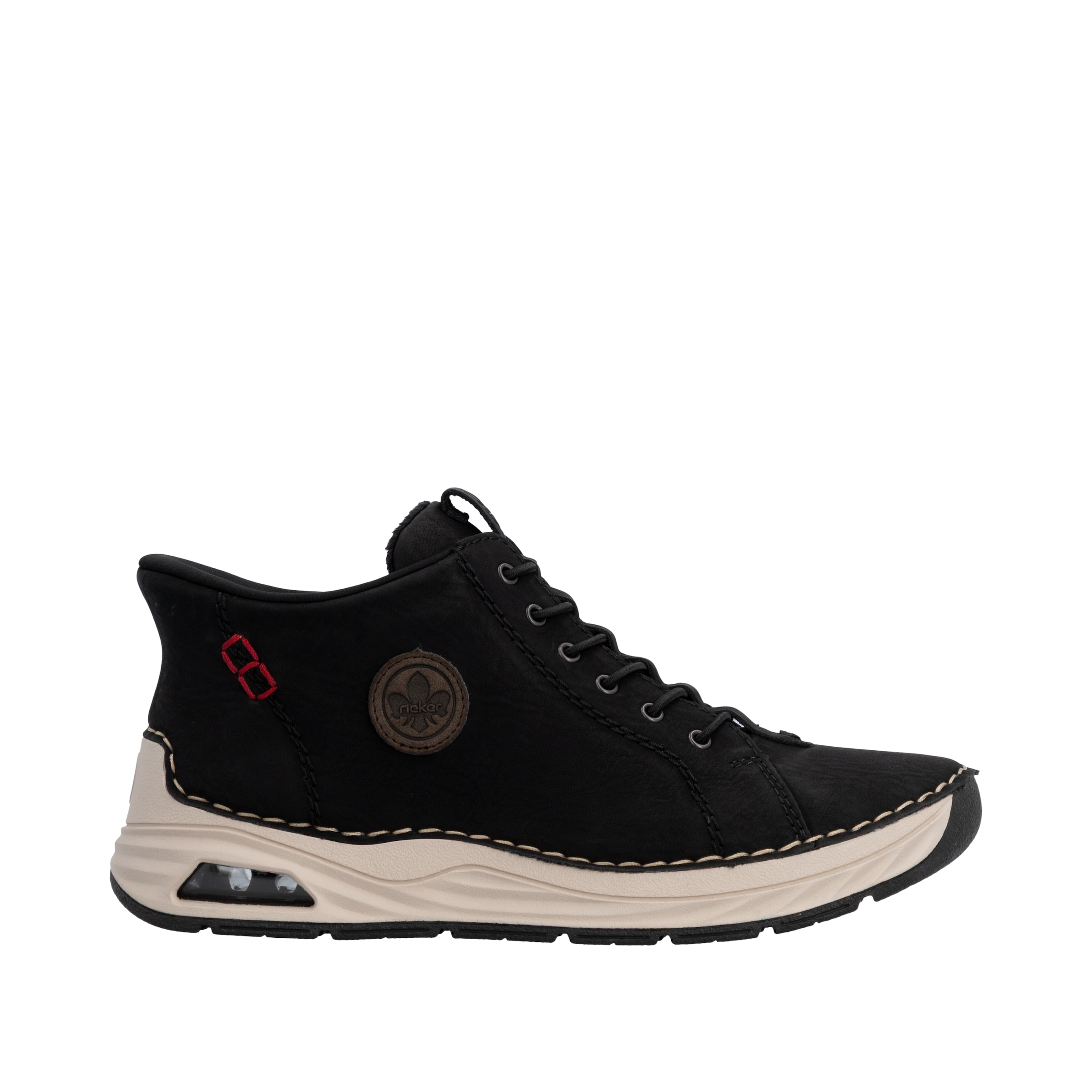 Rieker Slip On in Schwarz