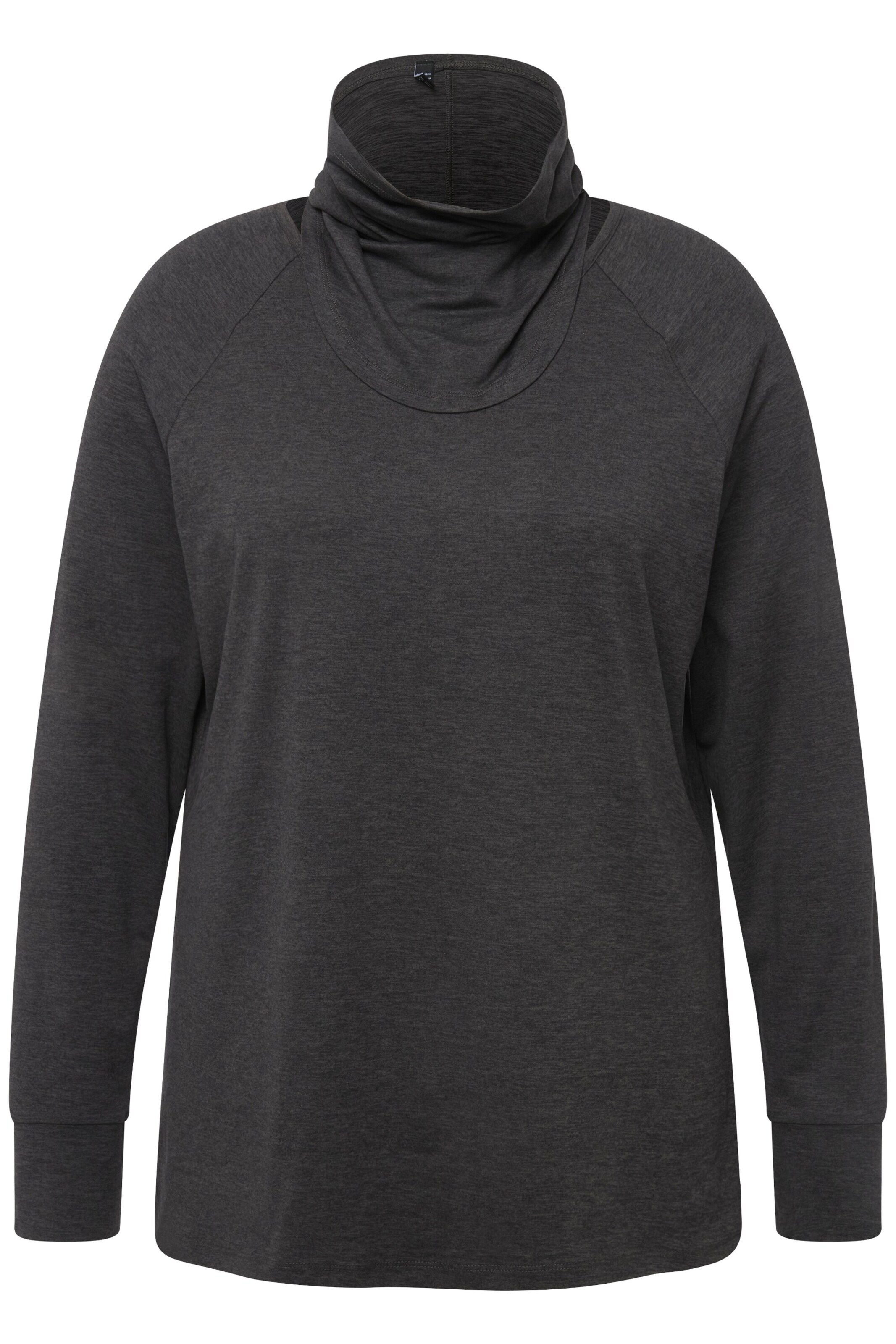 Ulla Popken Sweatshirt in Grey: front