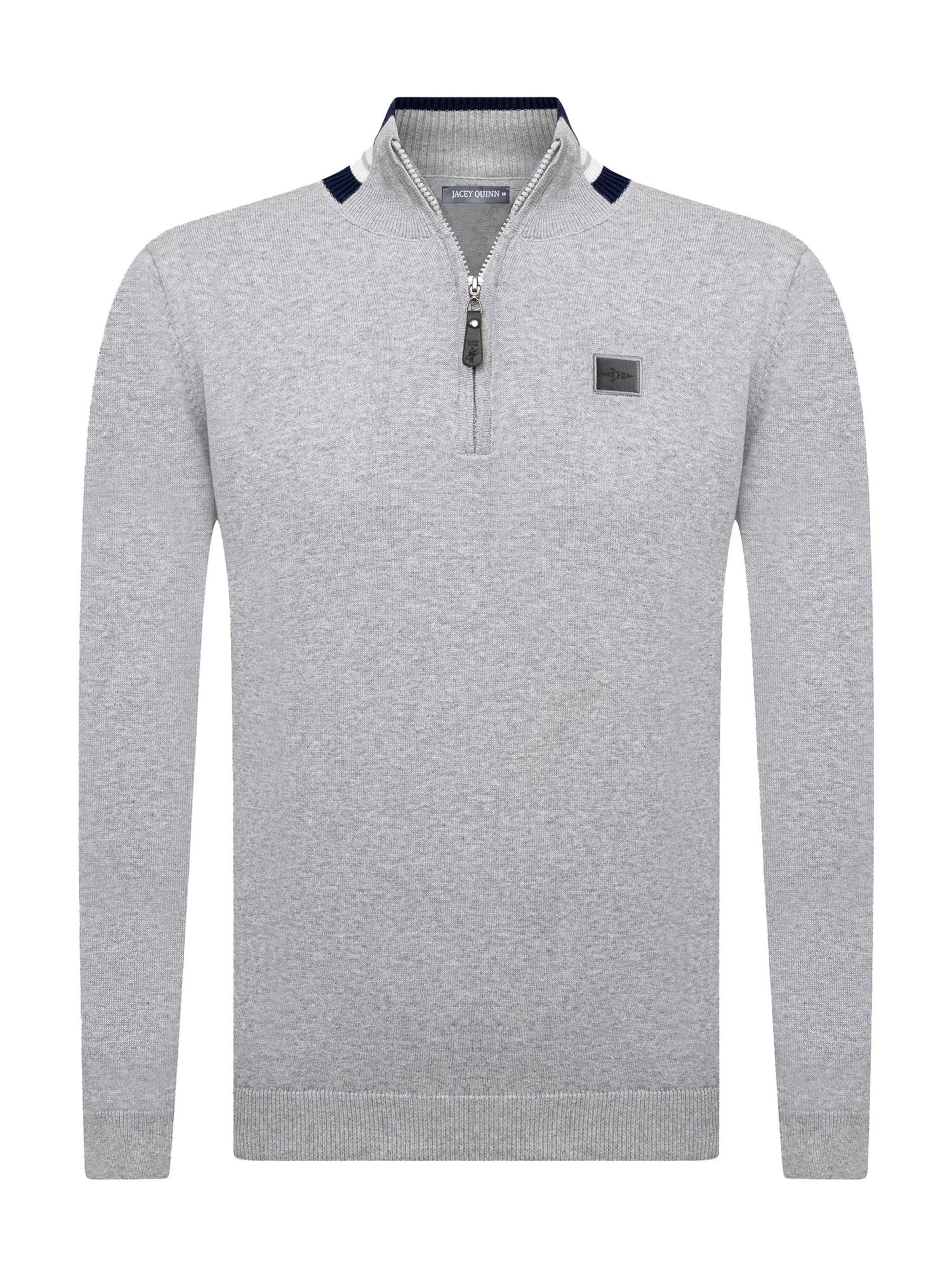 Jacey Quinn - Jersey en gris: frente