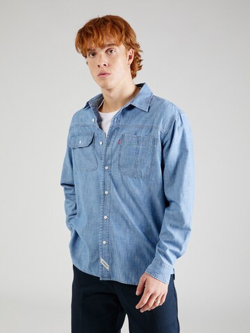 LEVI'S ® Regular fit Πουκάμισο 'LS Auburn Worker' σε μπλε: μπροστά