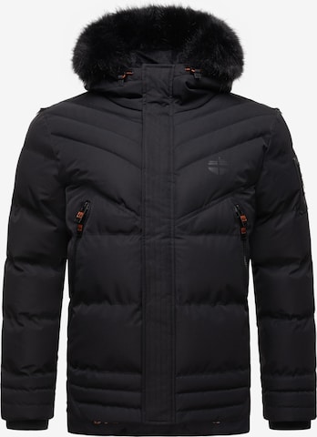 STONE HARBOUR Зимняя куртка 'Romaan' в Черный: спереди