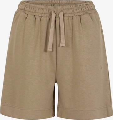Coster Copenhagen Regular Housut 'Bea' värissä beige: etupuoli
