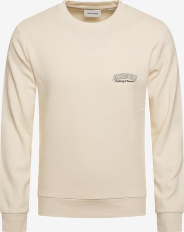 JACK & JONES Sweatshirt 'JJETERNITY' in Weiß: Vorderseite