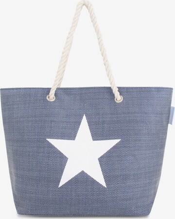 normani Beach Bag in Blue: front