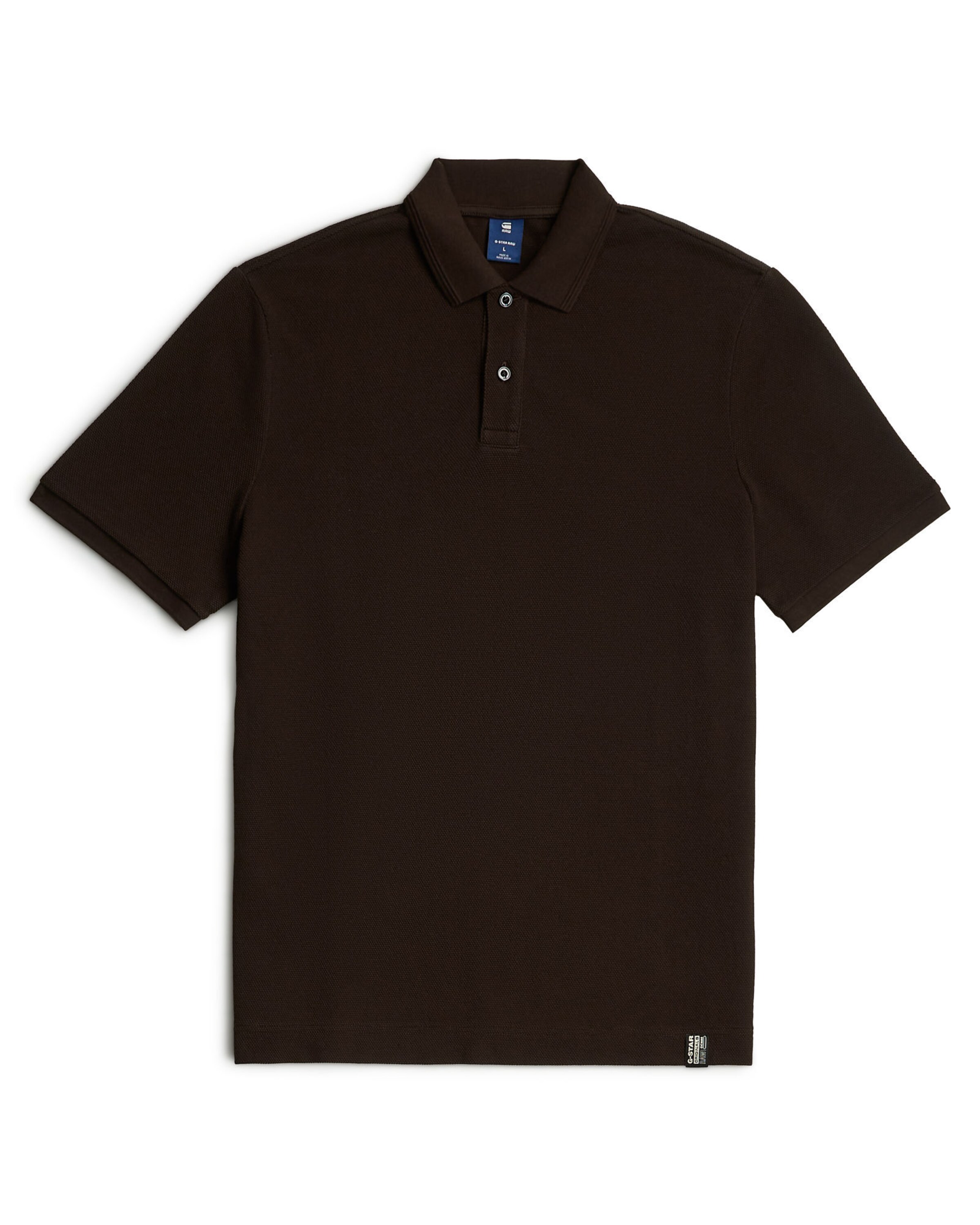 G-STAR Polo 'Essential' in Braun: Vorderseite