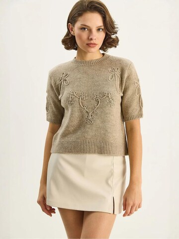 Pull-over 'Pullover' Bianco Lucci en beige