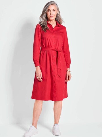 Goldner Shirt Dress in Red