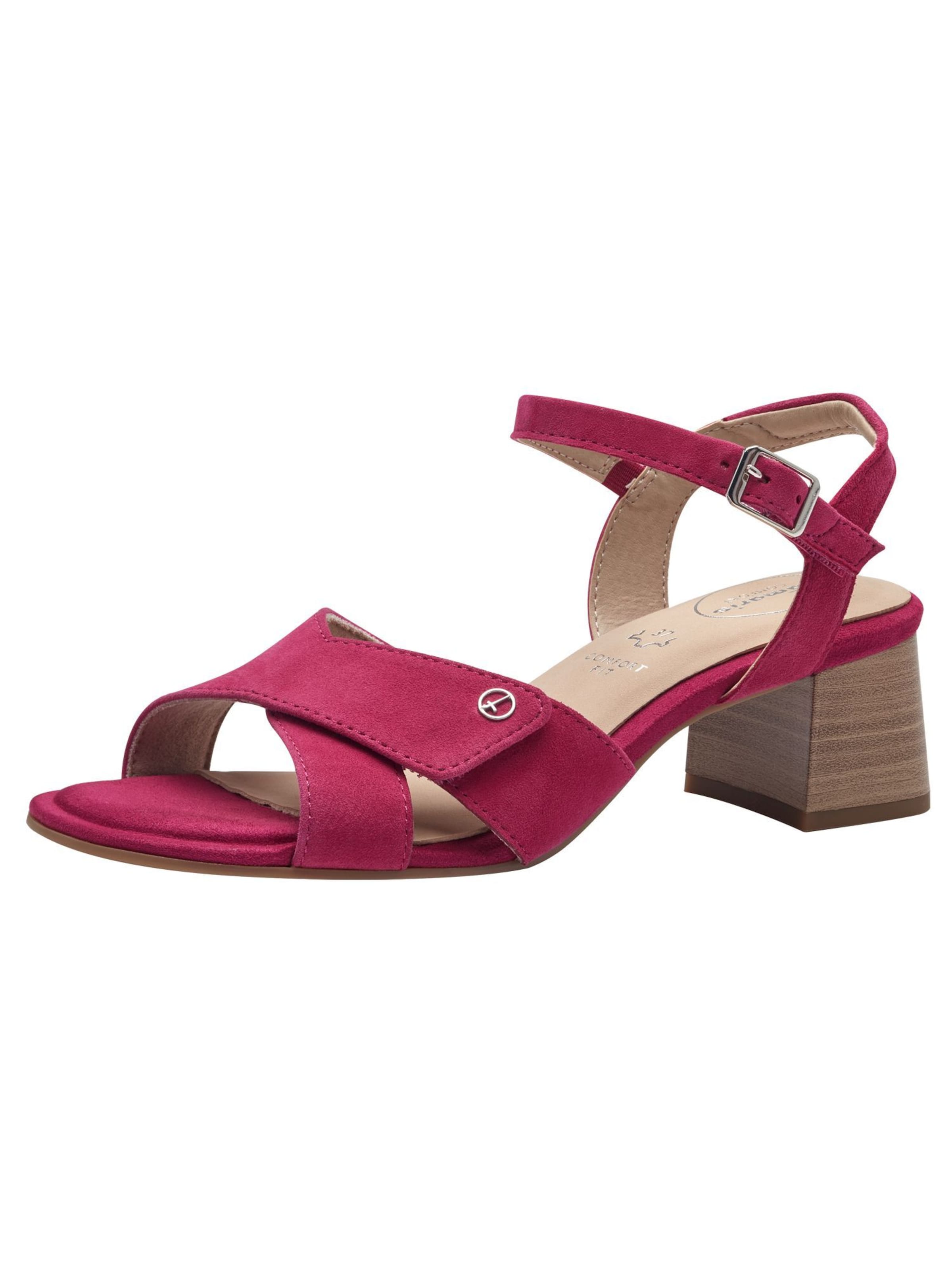 Tamaris Sandale in Pink: Vorderseite