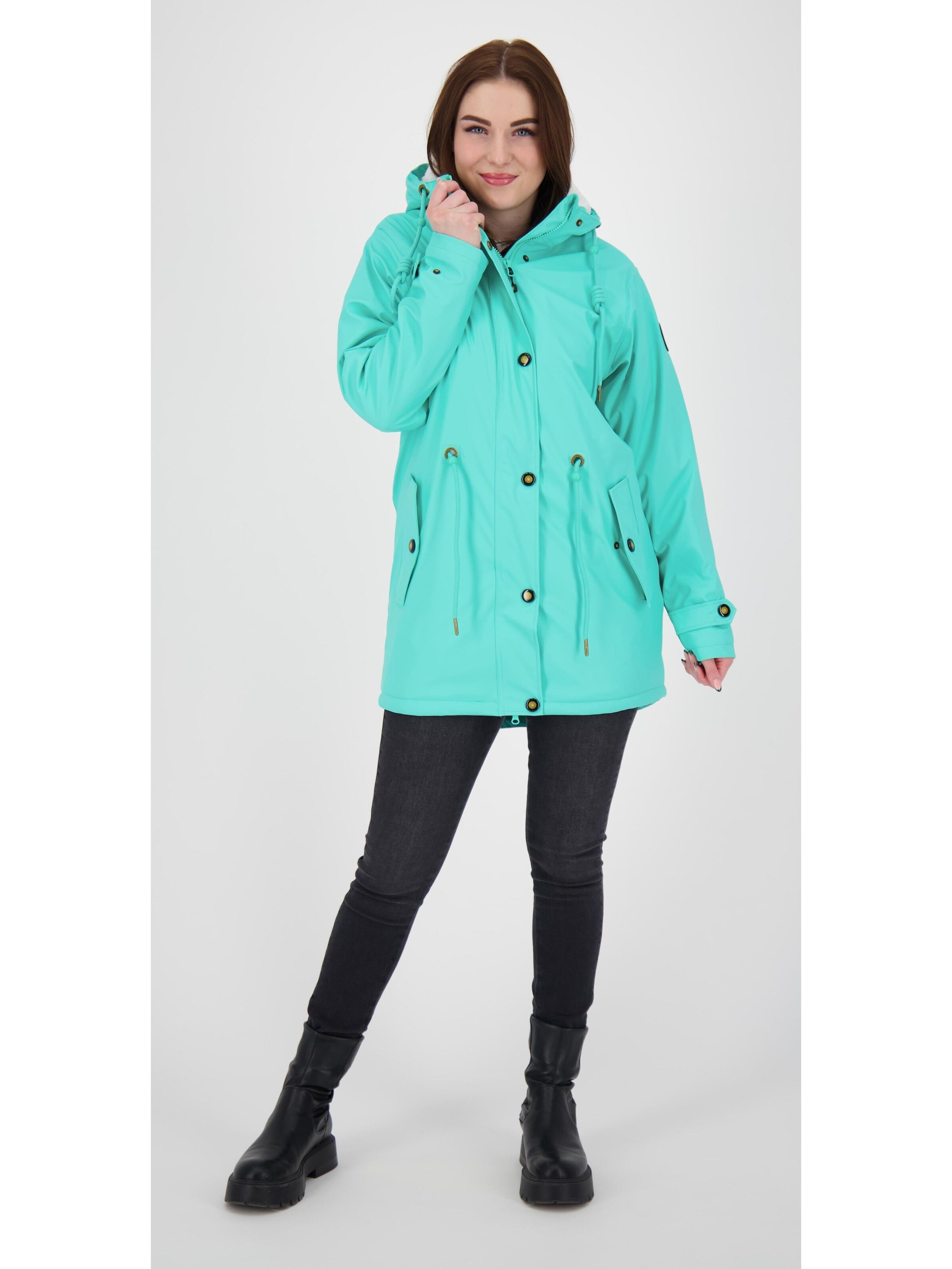 ankerglut Funktionsmantel 'Friesennerz ankergluttraum WMN'‌‌‌‌ in Blau