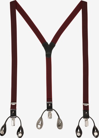 LLOYD Suspenders in Red: front