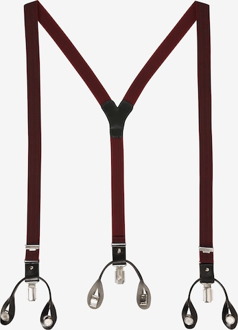 LLOYD Suspenders in Red: front
