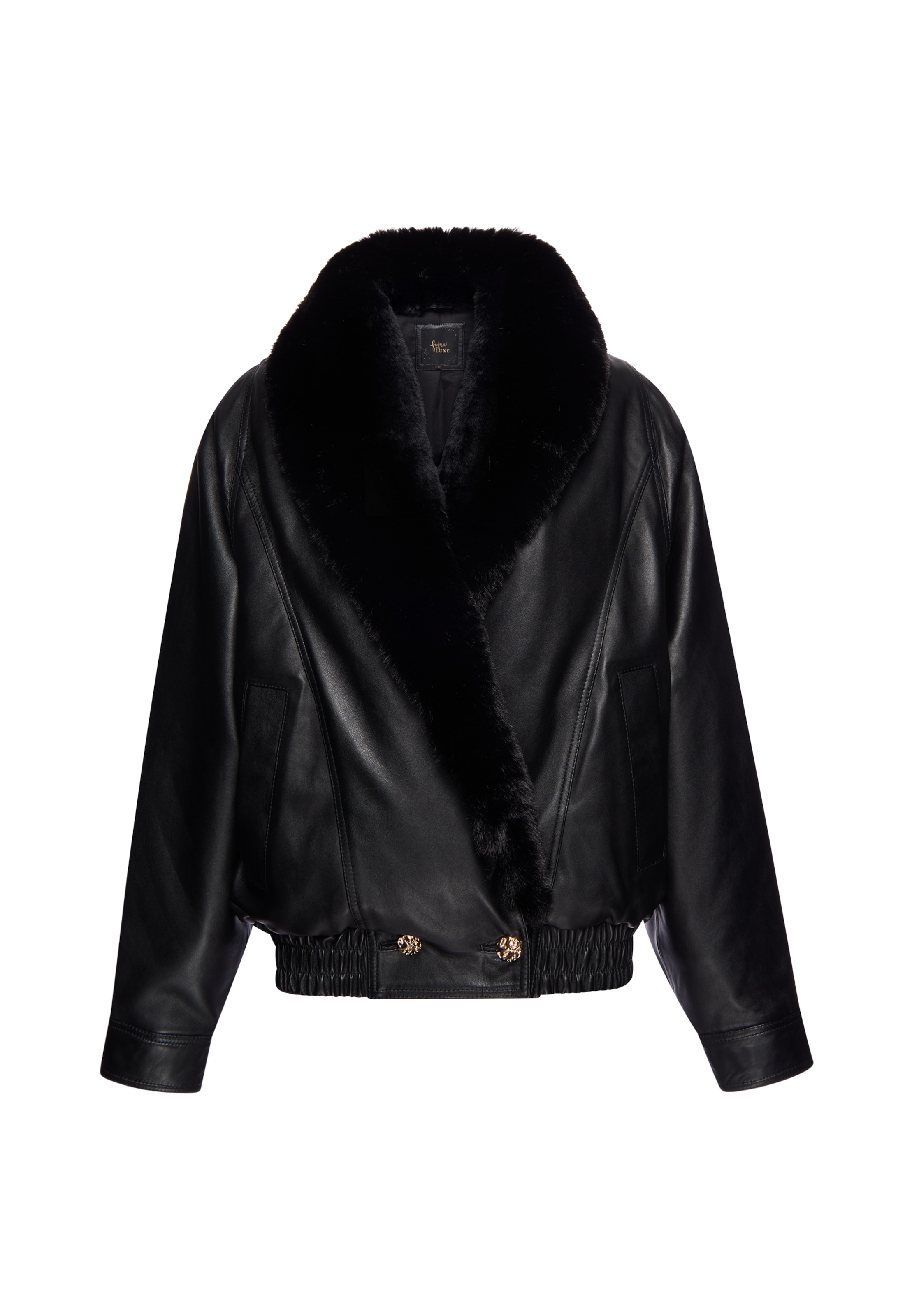 Veste mi-saison faina en noir : devant