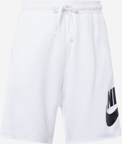 Nike Sportswear Pants 'Club Alumini' in Black / Off white, Item view