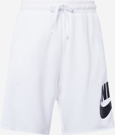 Nike Sportswear Calças 'Club Alumini' em preto / offwhite, Vista do produto