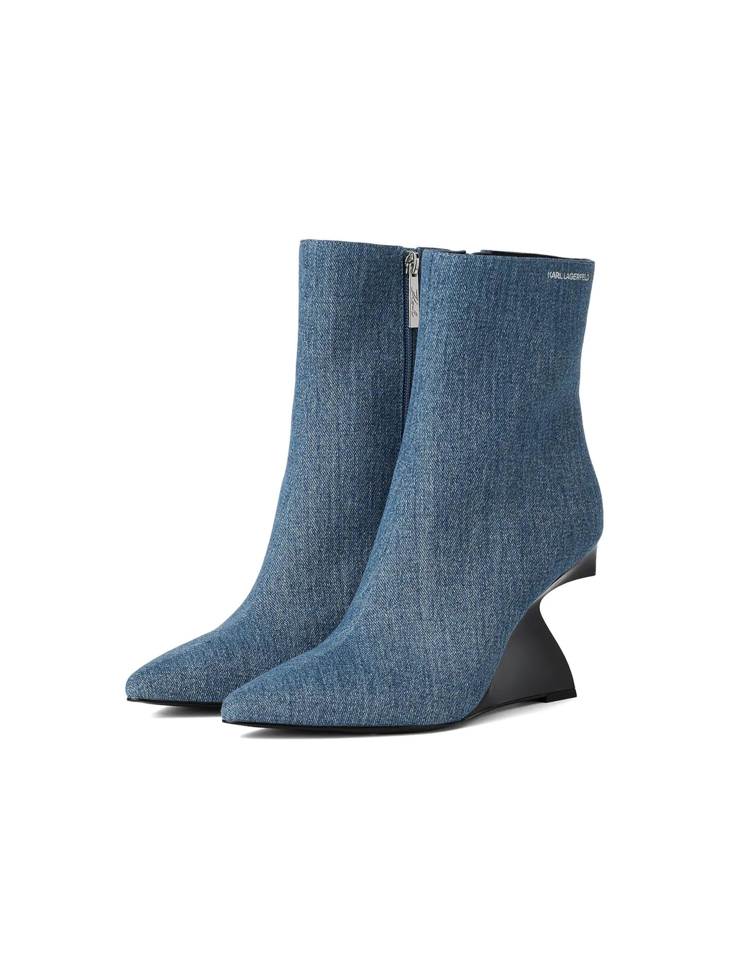 Cizme 'WAVERELY' pe 35 Karl Lagerfeld pe albastru denim, Vizualizare produs