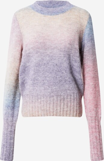Dondup Sweater 'GIROCOLLO' in Blue / Pastel yellow / Dark purple / Pink, Item view