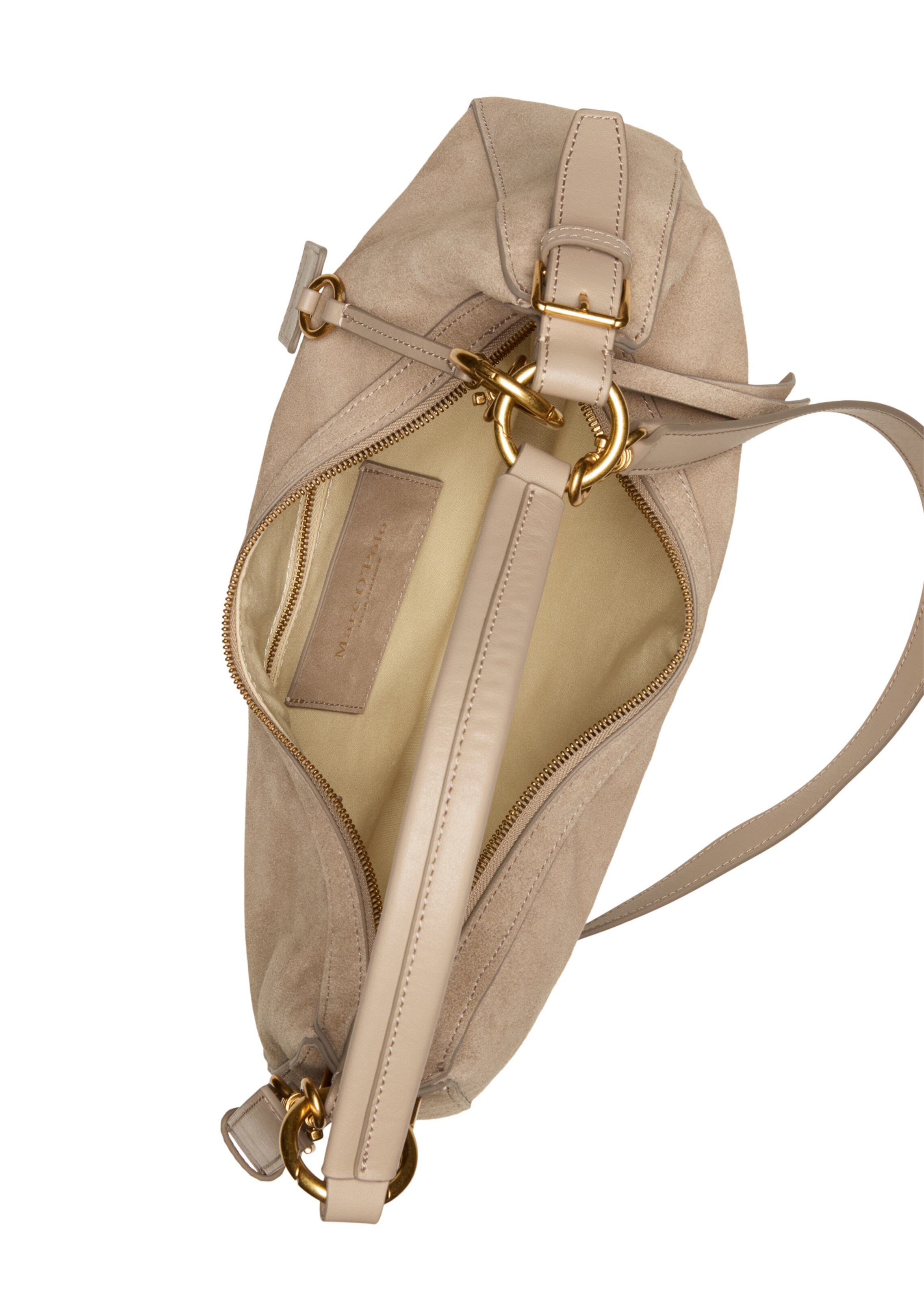 Marc O'Polo Schoudertas 'Philine' in Beige: bovenkant