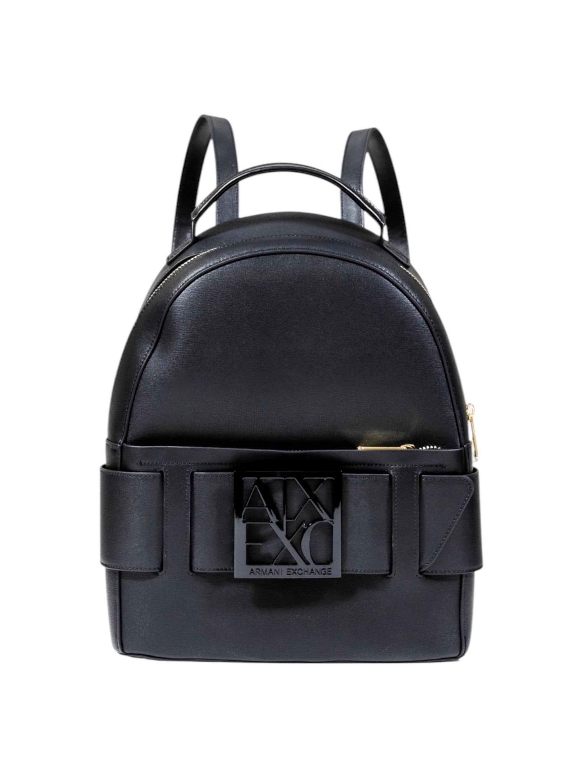 ARMANI EXCHANGE - Mochila 'XW001204 AF13672' en negro: frente