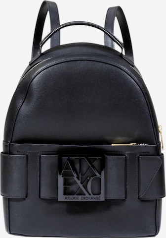 ARMANI EXCHANGE - Mochila 'XW001204 AF13672' en negro: frente