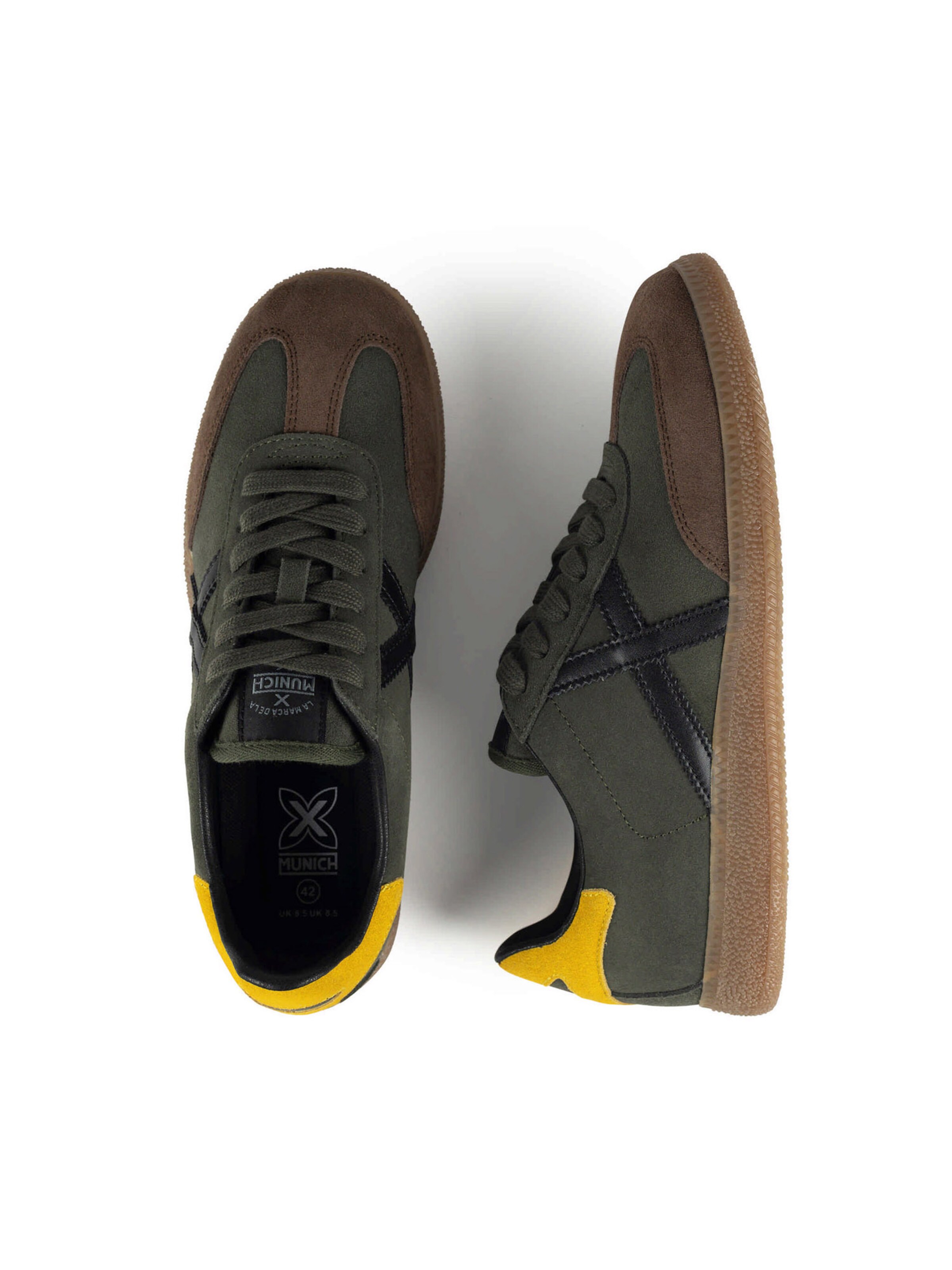 Sneaker bassa 'BARRU' di MUNICH in verde: superiore