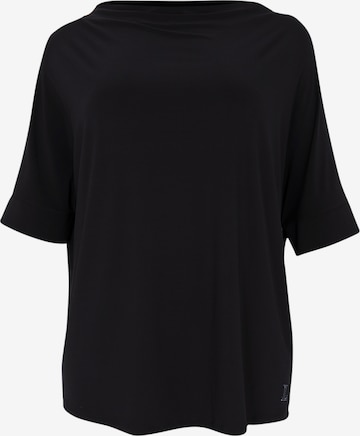T-shirt Yoek en noir : devant