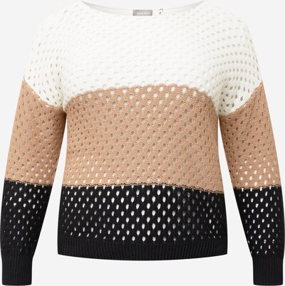 SAMOON Sweater in Light brown / Black / White, Item view