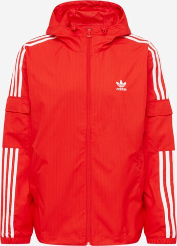 Veste mi-saison 'Adicolor Classics 3-Stripes ' ADIDAS ORIGINALS en rouge : devant